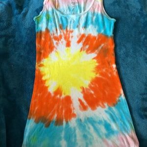 Medium tie dye tank top